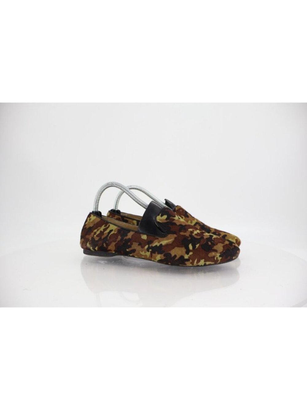Birdies Women's The Starling Venetian Loafer Size 9 Camo Calf Hair Flat Slip On